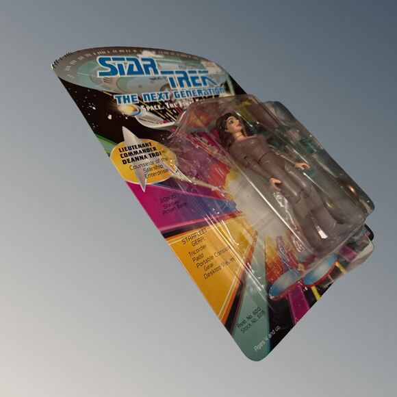 1992 Playmates Star Trek The Next Generation Action Figure Deanna Toi Sealed C1 - Picture 3 of 6